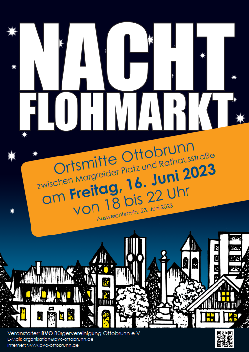 Flyer BVO Nachtflohmarkt 2023